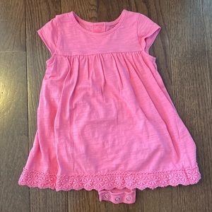 Carter’s 18m Pink Shortsleeved Onesie Dress